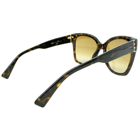 NWOT‎ Gucci LOGO Red Green Ophidia Oversize Square Sunglasses Brown Lenses - Picture 6 of 14